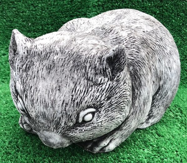 Wombat Dad Concrete Statue