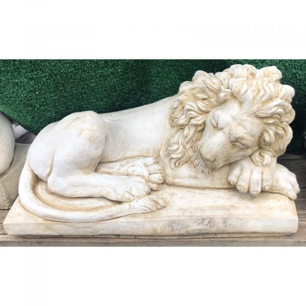 Lion Laying #3 Concrete Statue