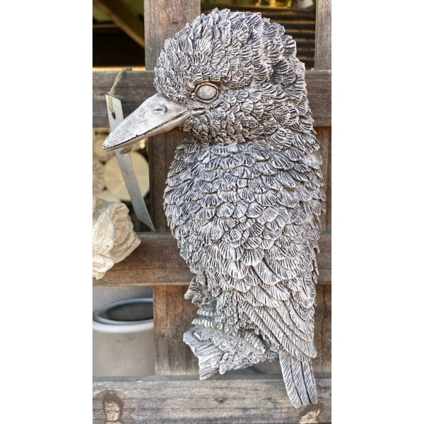 Young Kookaburra Concrete Wall Plaque