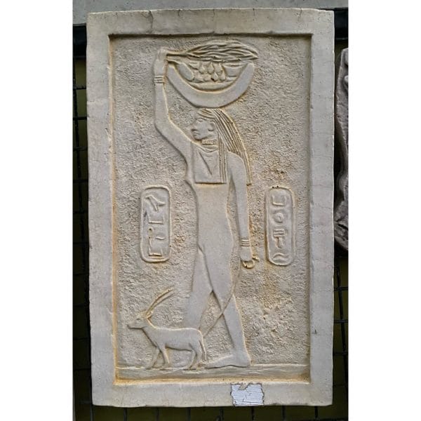 Egyptian Slave Girl Concrete Wall Plaque