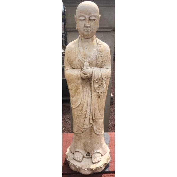 Standing Monk Large Concrete Statue Wantirna Garden Ornaments