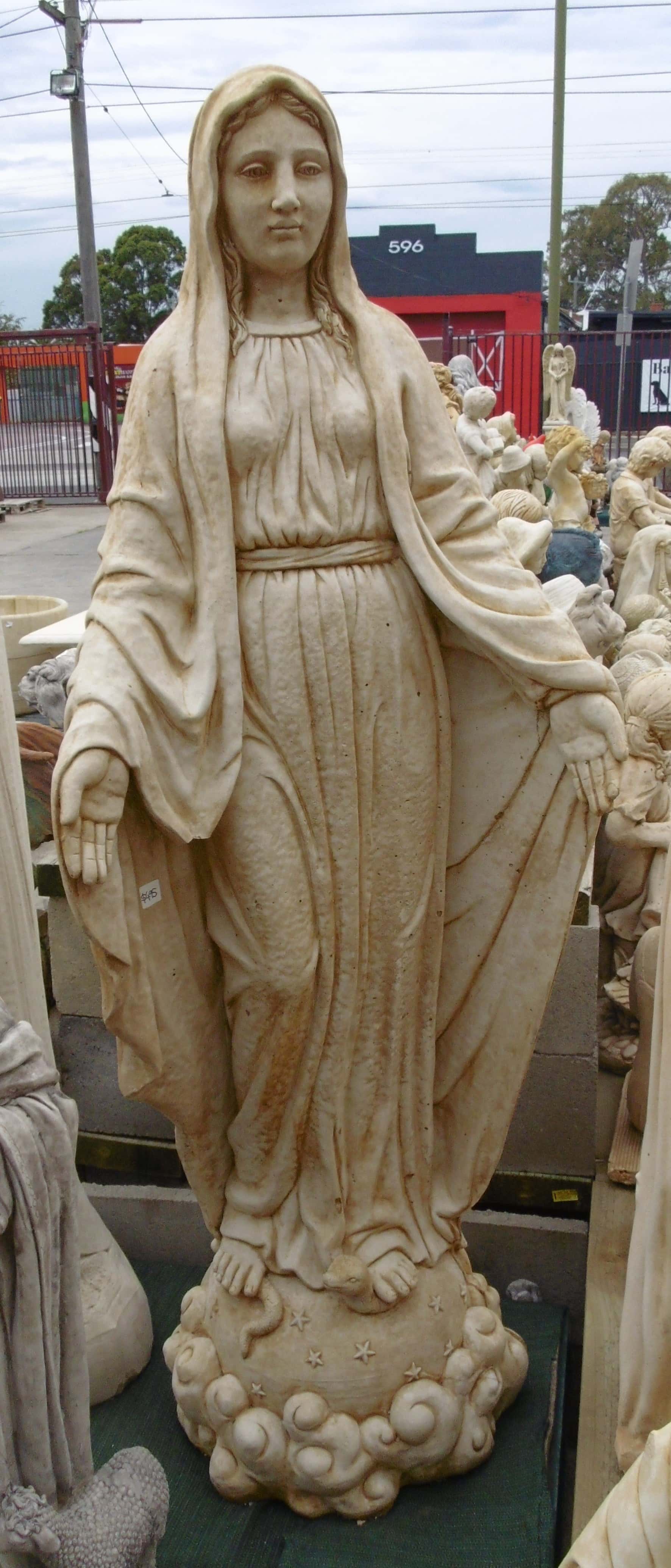 Mary of Grace Concrete Statue - Large | Wantirna Garden Ornaments and Pots