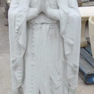 #5 - Mary of Lourdes - Large Concrete statue (white)