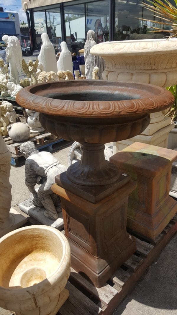 large jefferson urn and pedestal