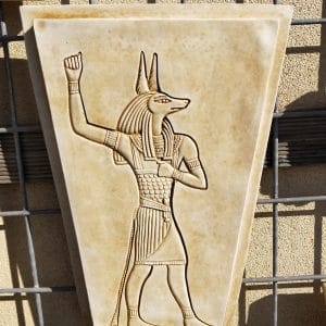 Jackal Headed Anubis Wall Plaque