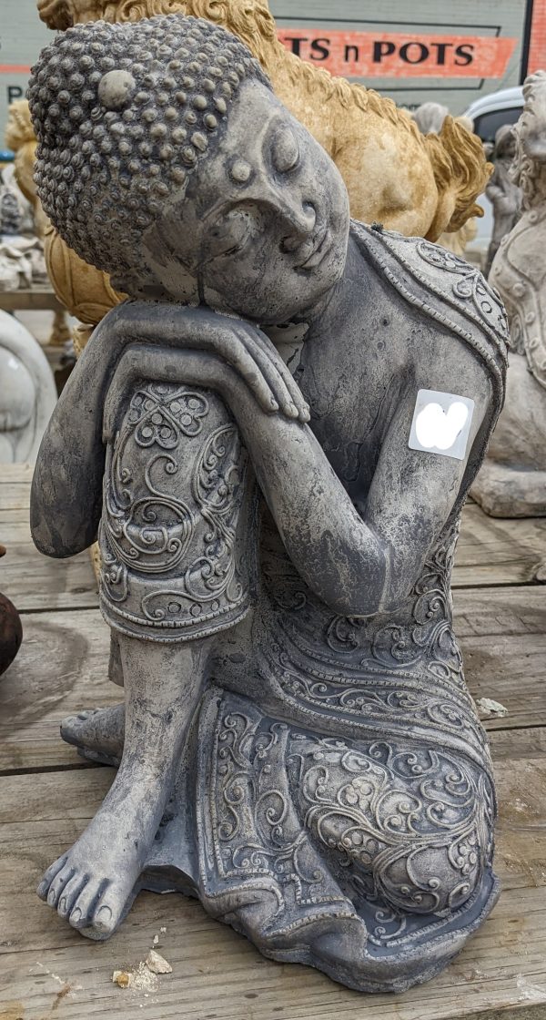 Decorative Thai Sleeping Buddha Concrete Statue