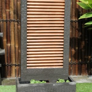 Zig Zag Copper Wall Fountain