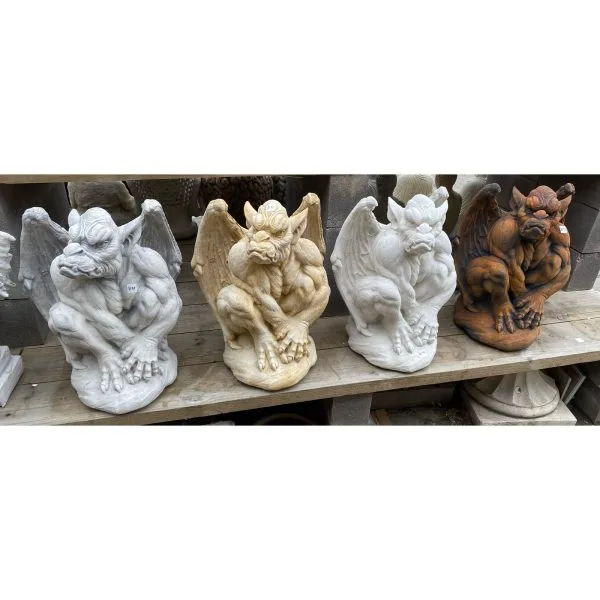 Angry Gargoyle Large Concrete Statue (1108)