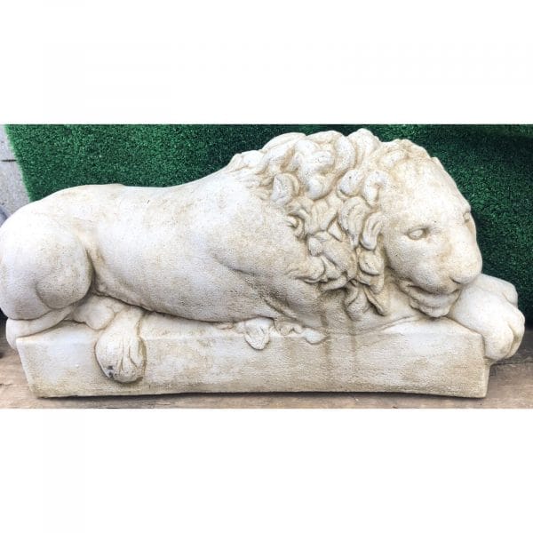 Lion Laying #1 Concrete Statue