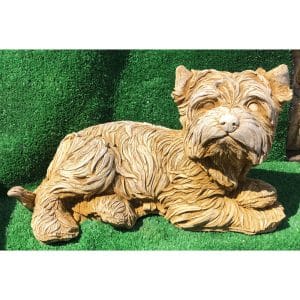 Maltese Terrier Concrete Statue