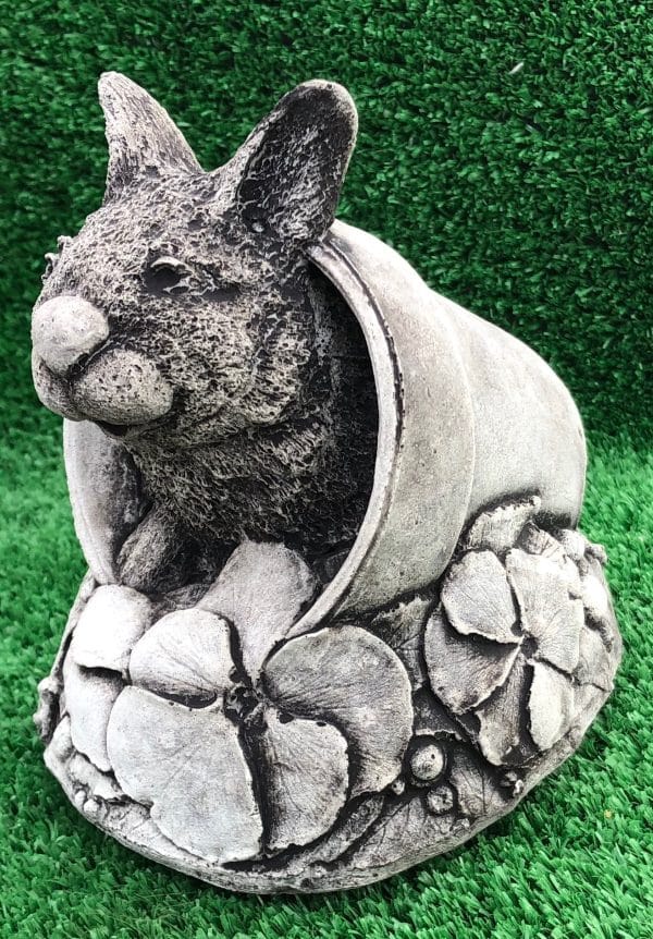 Wombat in Pot Concrete Statue