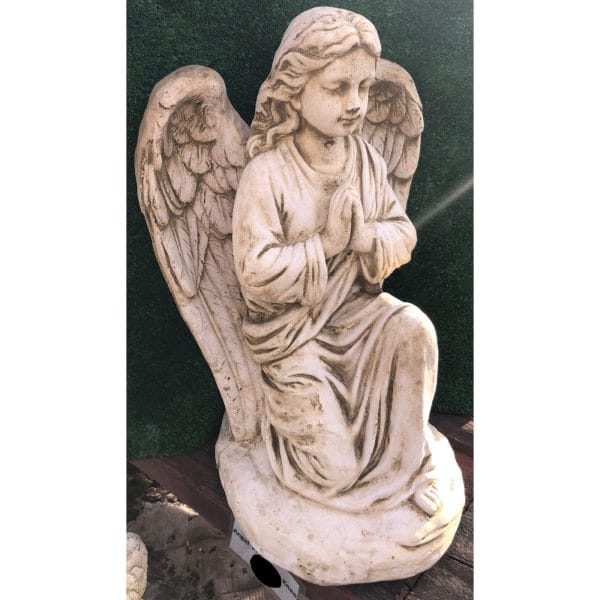 Angel Praying on Knee Concrete Statue