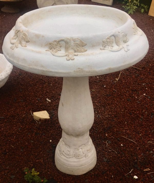 Kingfisher Concrete Birdbath