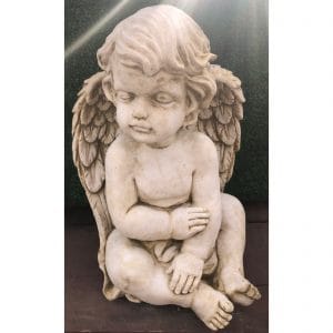 Sitting Angel Concrete Statue