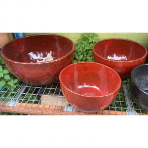 Double Glazed Bowl Water Bowl Planter