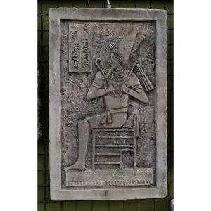 Uploaded ToEgyptian Pharaoh Concrete Wall Plaque