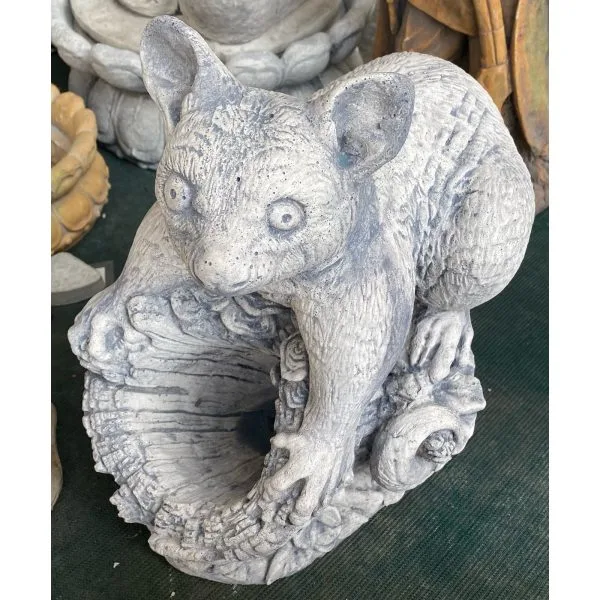 Possum Planter Concrete Garden Pot Statue