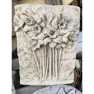 Daffodil Concrete Wall Plaque