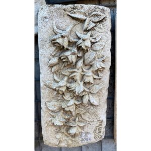 Fuchsias Concrete Wall Plaque