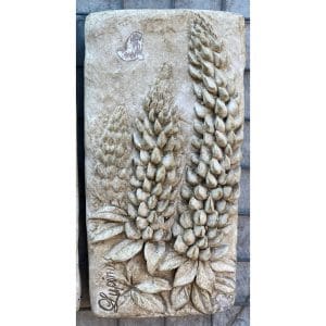 Lupines (Bluebonnets) Concrete Wall Plaque