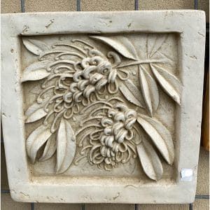 Grevillea - Framed Concrete Wall Plaque