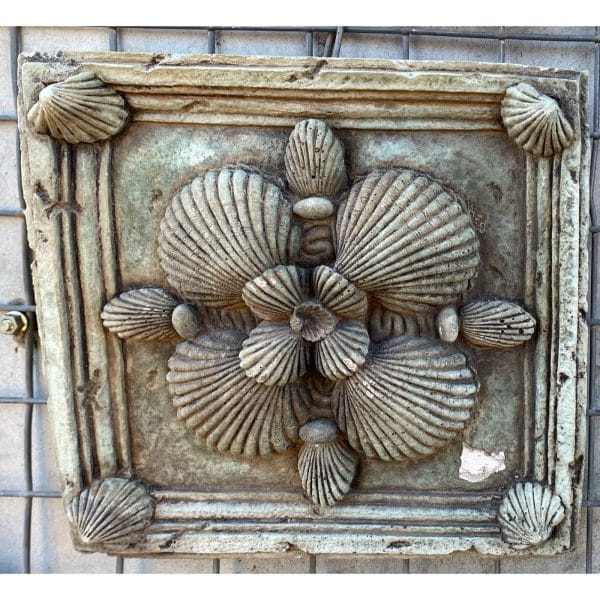 Sea Shells Concrete Wall Plaque 9116