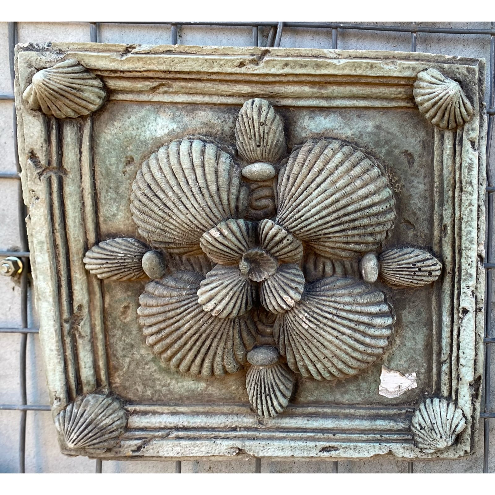 Sea Shells Concrete Wall Plaque 9116 Wantirna Garden Ornaments And Pots