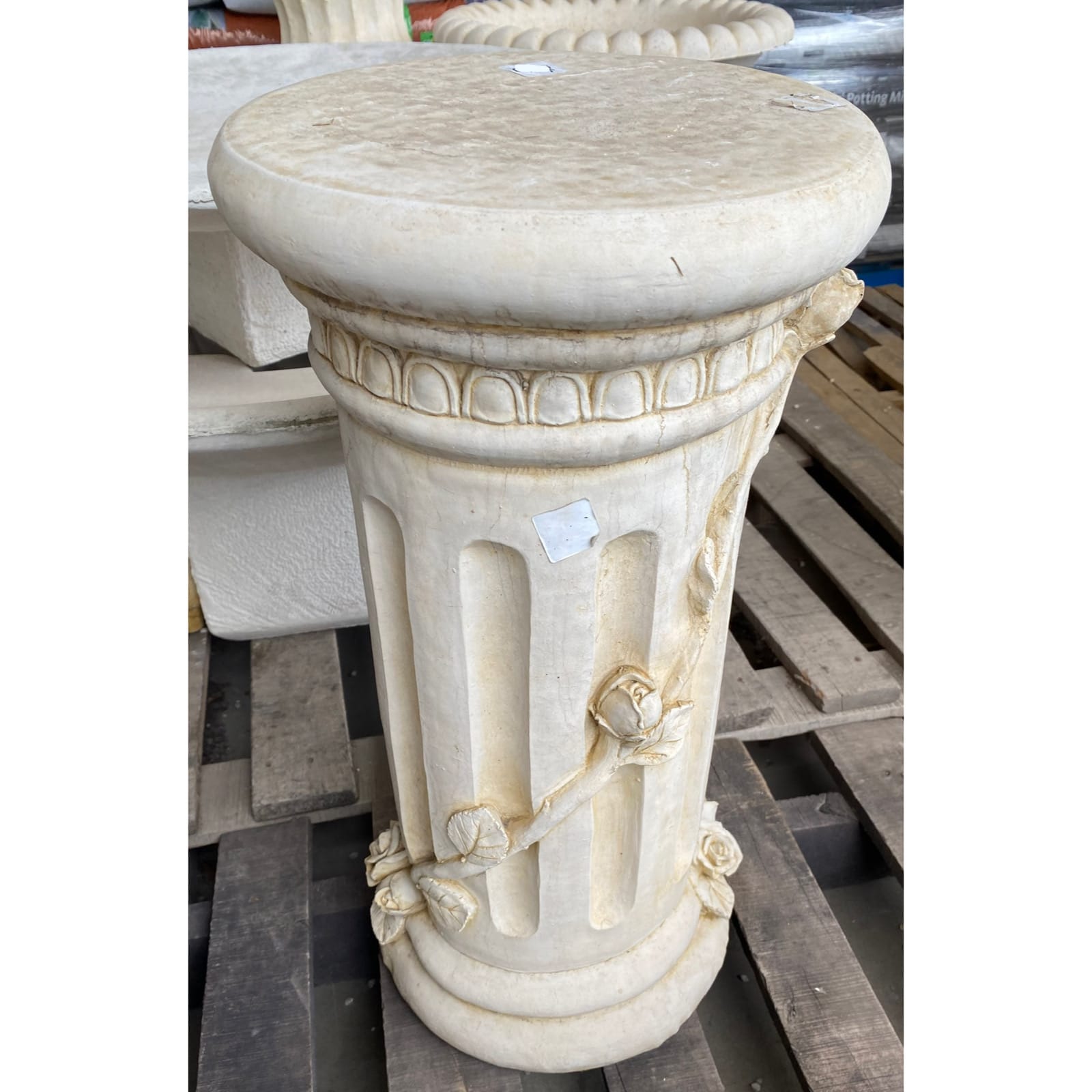 Rose Pedestal Tall Concrete Plinth Stand 1814 