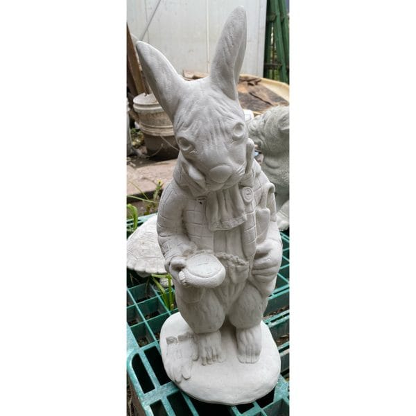 White Rabbit Concrete Statue 1181