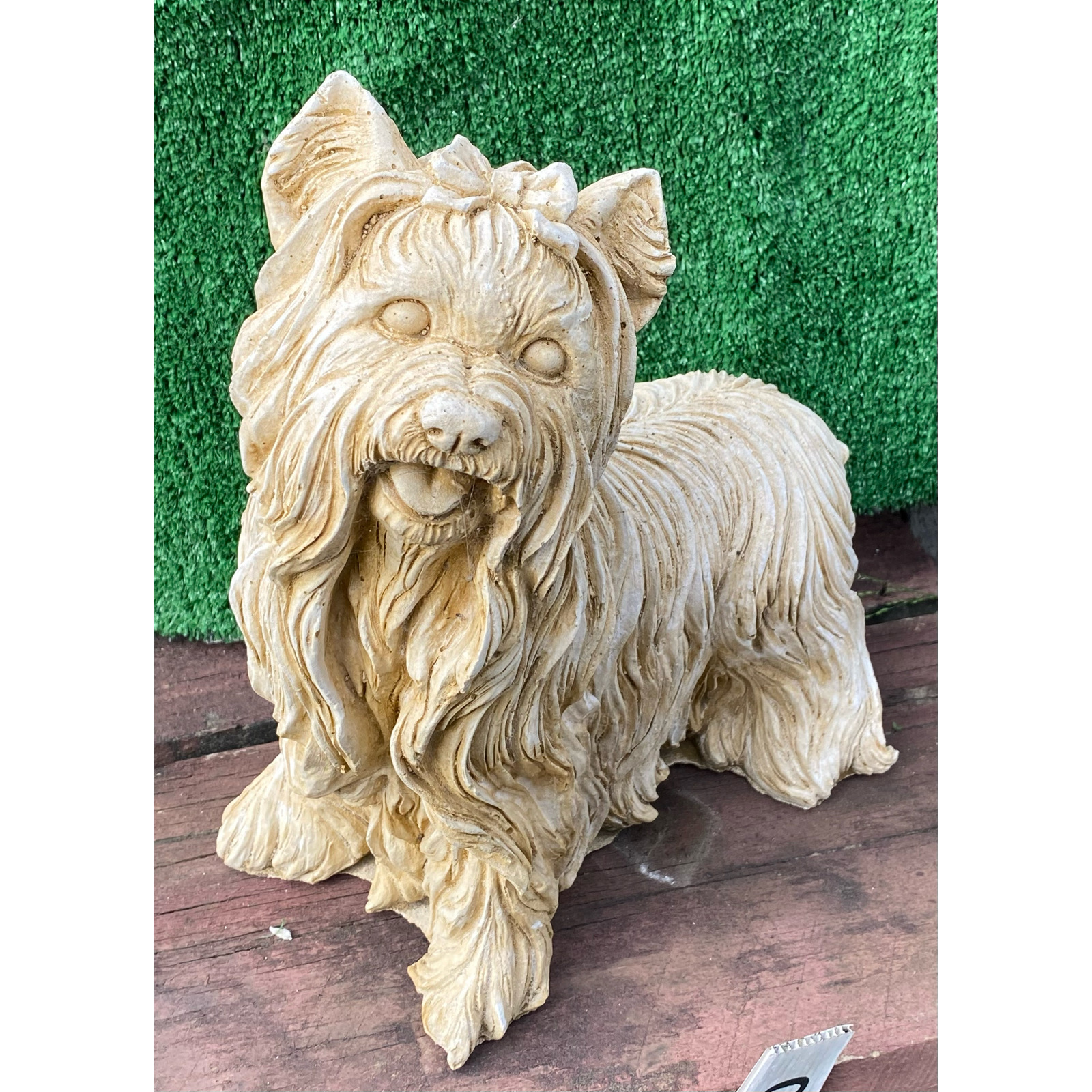 Yorkshire terrier garden sales ornaments