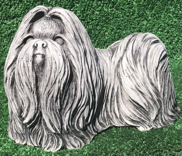 Shih Tzu Concrete Dog Statue 0003 | Wantirna Garden Ornaments and Pots