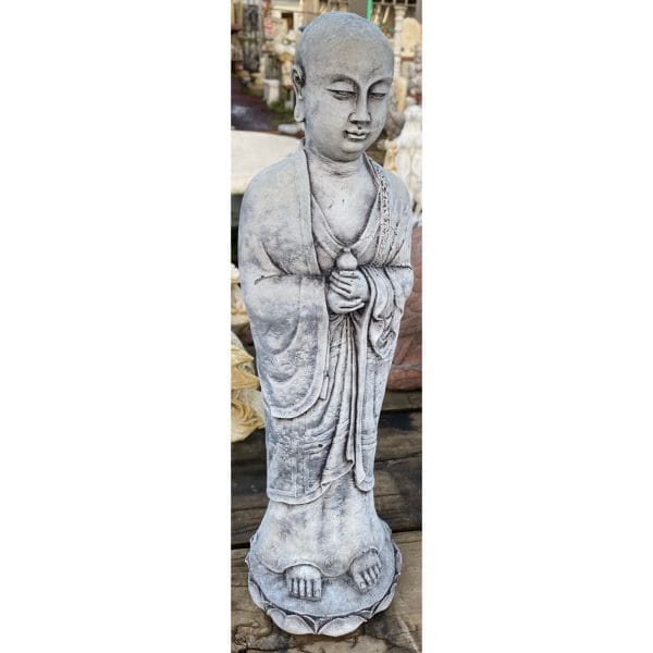 Standing Monk Large Concrete Statue 7625