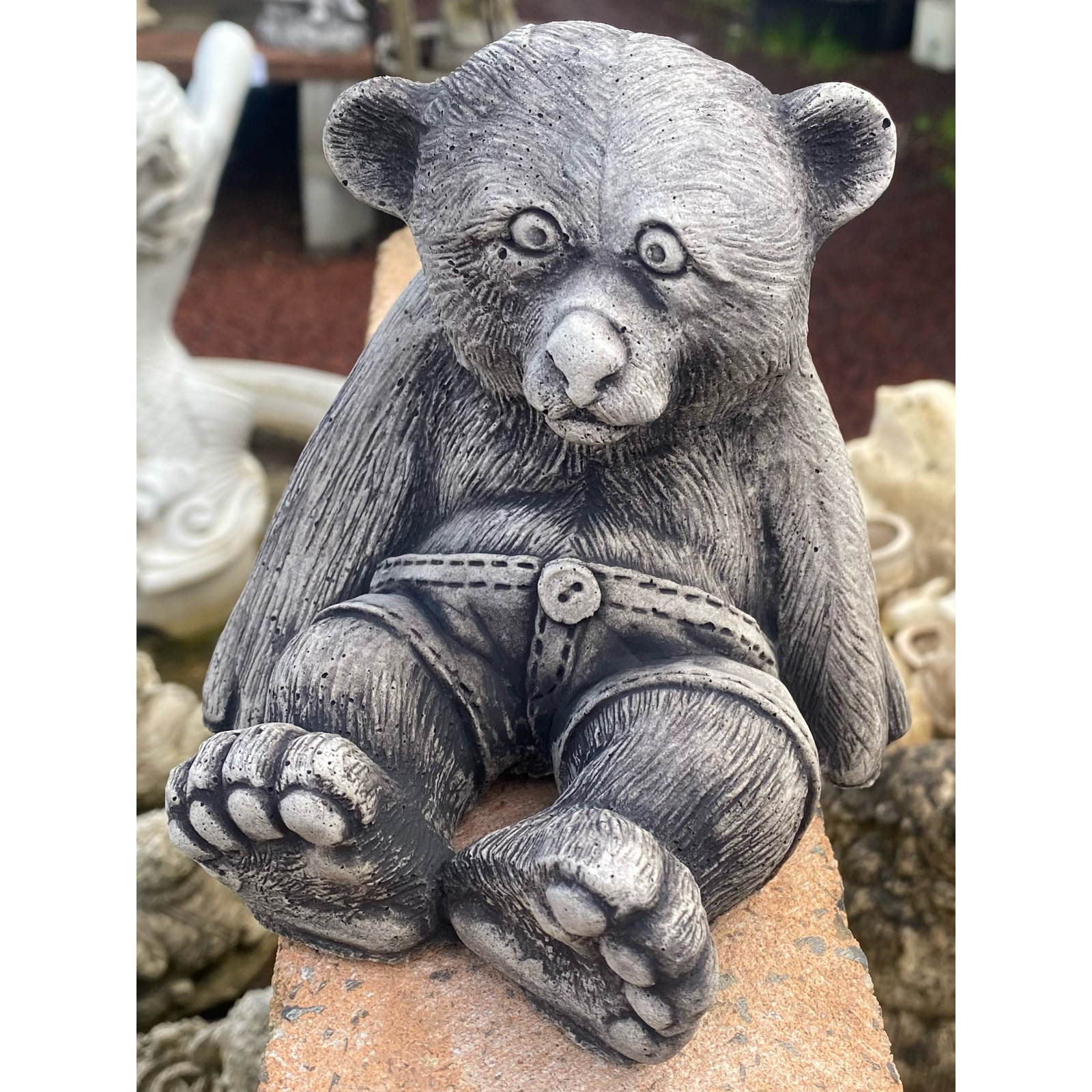 Pa Bear Medium Concrete Animal Statue 0098 | Wantirna Garden Ornaments ...