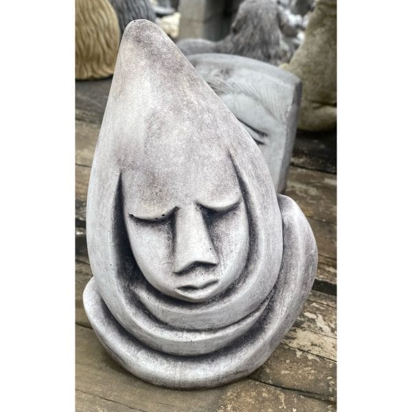 Lunar Cradle Modern Abstract Concrete Statue 7644