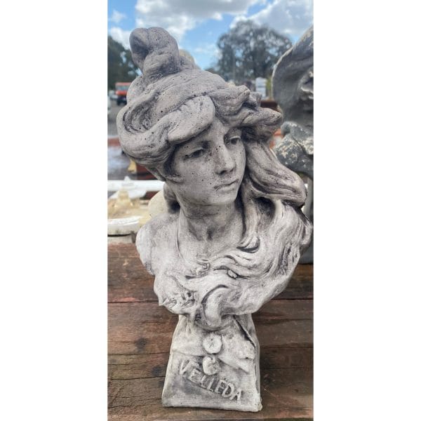 Vellida Bust Concrete Statue 0206