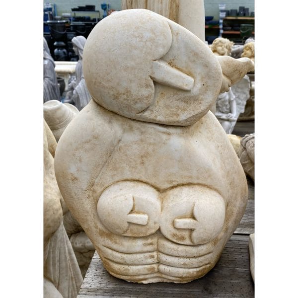 Mother Holding Twins Modern Abstract Concrete Statue 7211