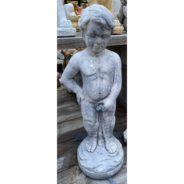 Boy Peeing 1 Concrete Statue 1328