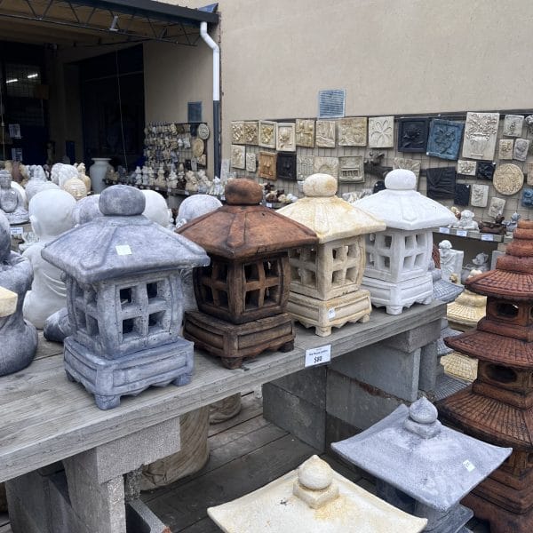 Tea House Lantern Concrete Statue (7503)