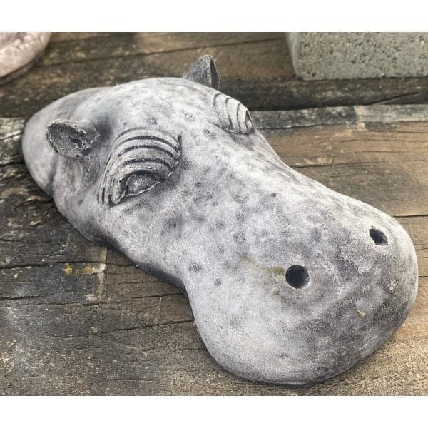 Floating Hippo Concrete Statue 7408