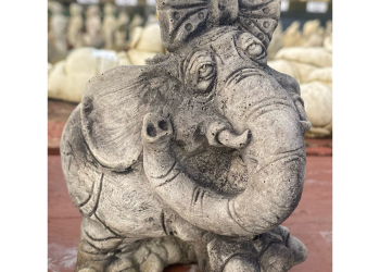 Miss Elephant Concrete Statue 0139