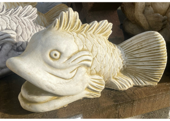 Groper Fish Small Concrete Statue 7416