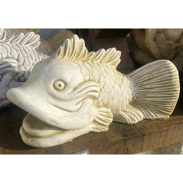 Groper Fish Small Concrete Statue 7416