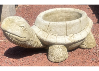 Turtle Planter Concrete Garden Pot Statue (1754)