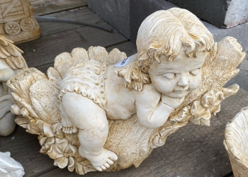 Girl Planter Concrete Garden Statue Pot (1760)